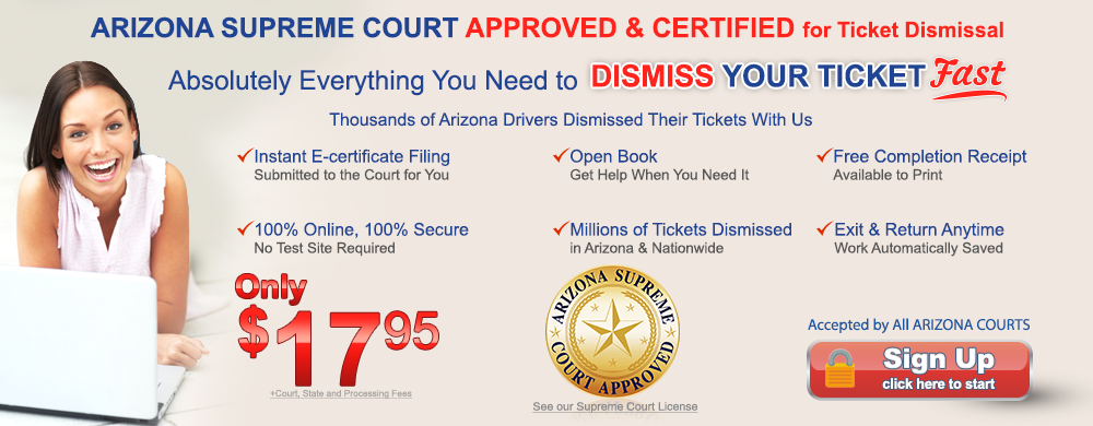 Arizona approved defensive driving online